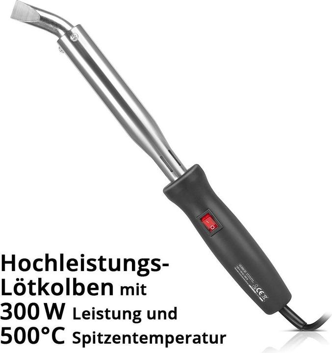 Actual product image Stahlwerk High-performance soldering iron LK-300 ST electric soldering device 300 W power