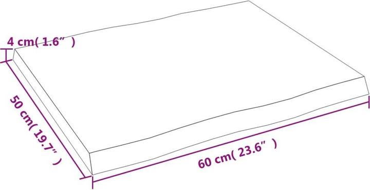Actual product image VidaXL Chaim (60 x 50 x 4 cm)