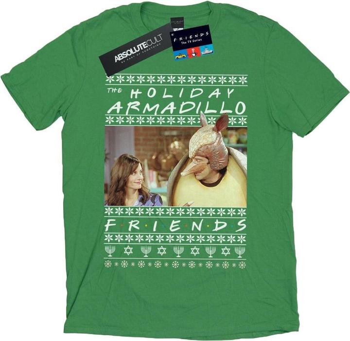 Friends Fair Isle Holiday Armadillo TShirt (L)