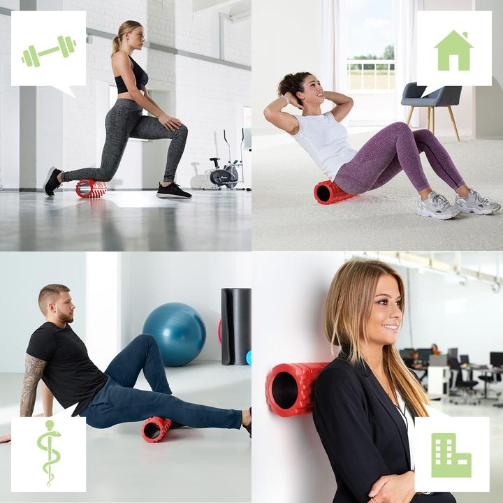 Image du produit tectake Rouleau de massage Fascia Roller (33,5cm)