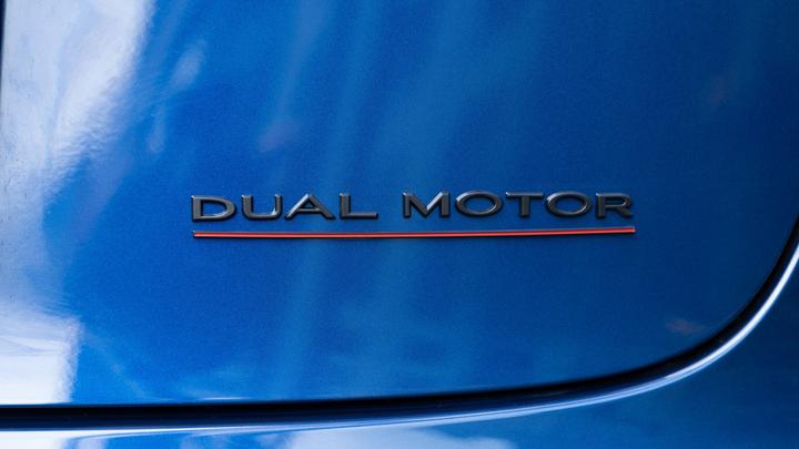 Actual product image Made4EV Dual Motor lettering for the Tesla Model 3/Y