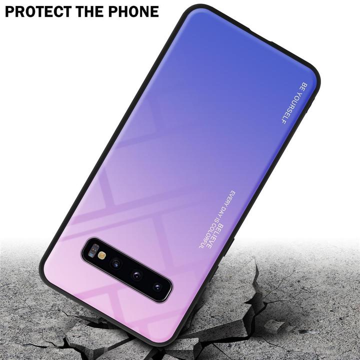 Produktbild Cadorabo TPU 2 Farben Glas Cover (Samsung Galaxy S10)