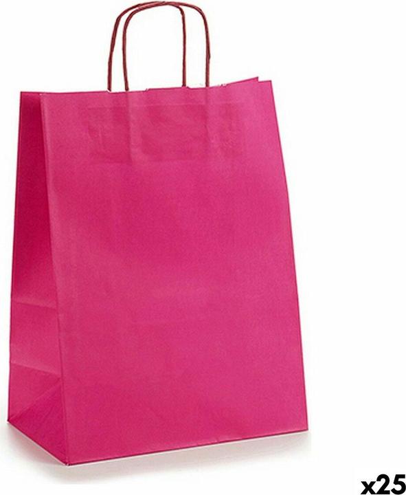 Actual product image Pincello Papiertaschen 24 x 12 x 40 cm Rosa (25 Stück) (Gift bag, 25 x)