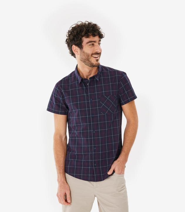 Immagine prodotto Forclaz Hemd Herren kurzarm - NH100 blau (S)