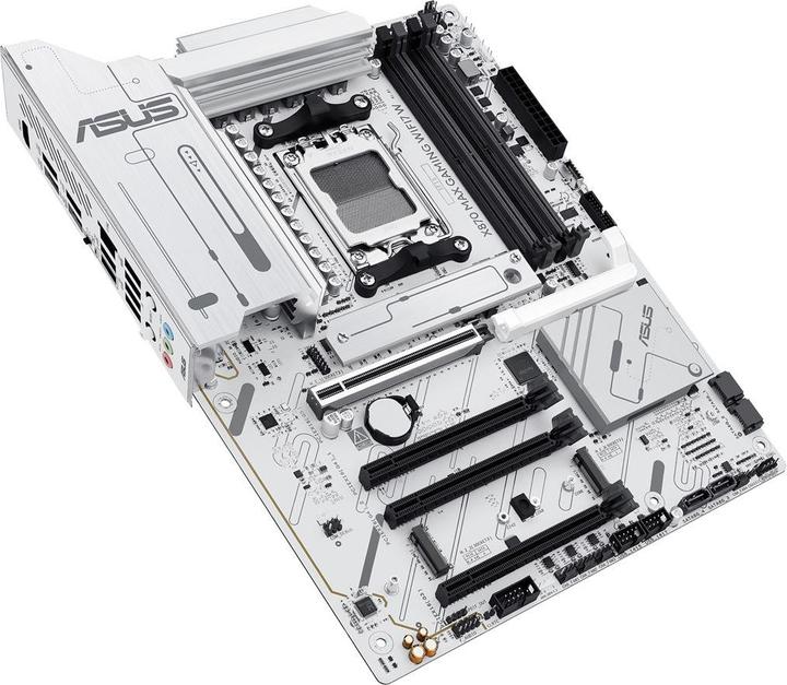 Actual product image ASUS MB AMD AM5 X870 MAX GAMING WIFI7 White (AM5, AMD X870, ATX)