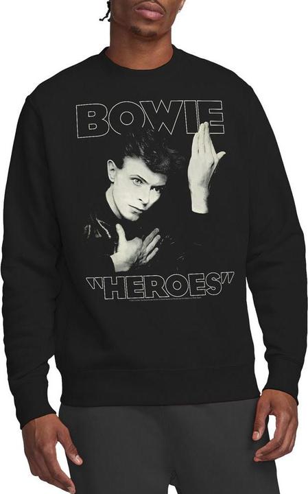 Produktbild David Bowie Heroes Cover Sweatshirt (S)