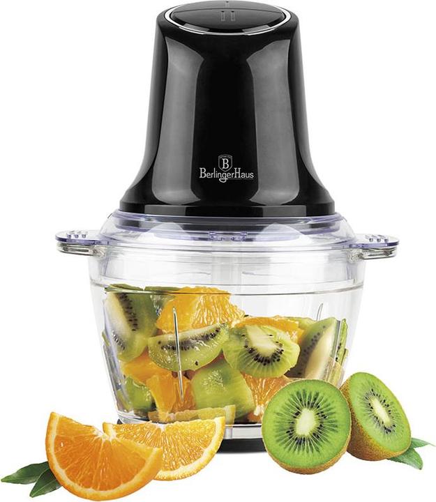 Actual product image BerlingerHaus Haus Zerkleinerer 1 Liter Black Silver Collection (1000 ml, 500 W)