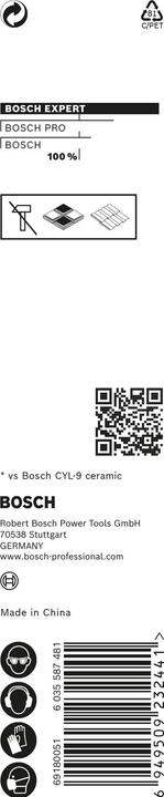Actual product image Bosch Professional Zubehör EXPERT HEX-9 HardCeramic drill bit, 8 x 90 mm (8 millimetres)