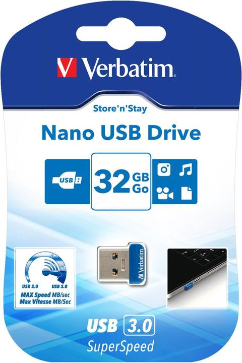 Produktbild Verbatim Nano (32 GB, USB-A, USB 3.0)
