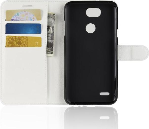 Actual product image MU Classic Litchi Leather Bookcover Series (LG X Power 3)