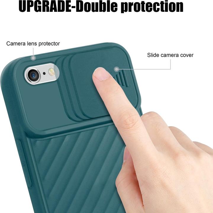 Immagine prodotto Cadorabo Cover in TPU con protezione della fotocamera (Apple iPhone 6)