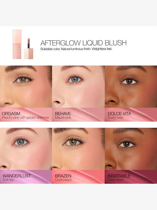 Produktbild NARS Cosmetics Afterglow Liquid Blush Behave (Behave)