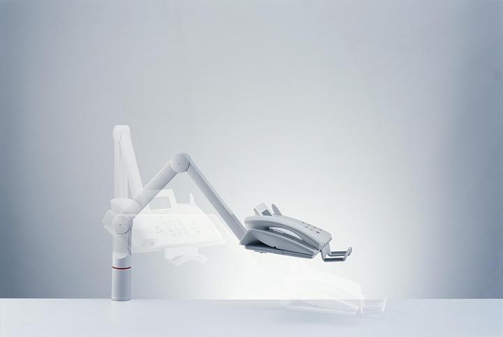 Actual product image Novus TalkMaster telephone swivel arm