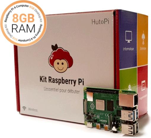 HutoPi Raspberry Pi 4 8GB Starter Kit