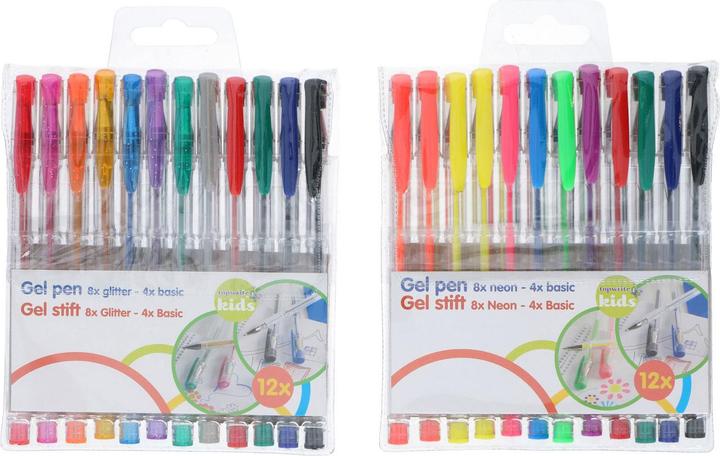 Produktbild Edco Gel Stifte (Mehrfarbig, 12 x)