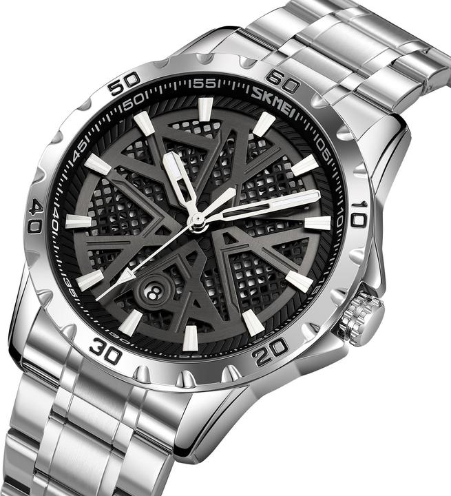 Produktbild Skmei 9337SIBK Herrenuhr + BOX