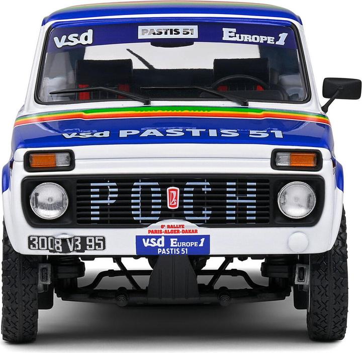 Image du produit Solido 1:18 Lada Niva Paris-Dakar #182 blanc