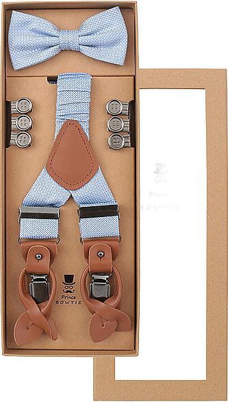 Actual product image Seidenfalter Hosenträger Set Knopf-Clips