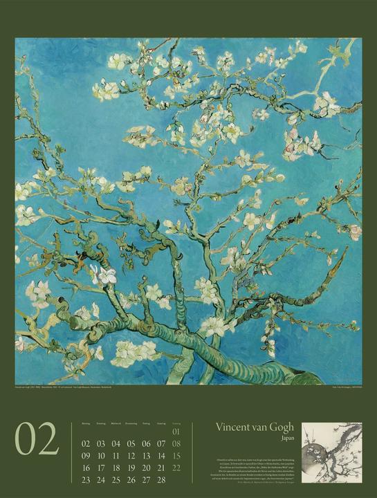Produktbild KunstGeschichten - Meisterwerke und die Orte ihrer Inspiration Kalender 2026 (Harter Einband, Deutsch)