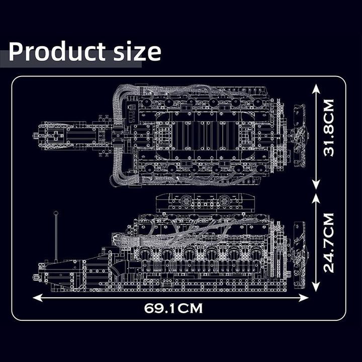 Immagine prodotto Mould King V12 Engine Motor