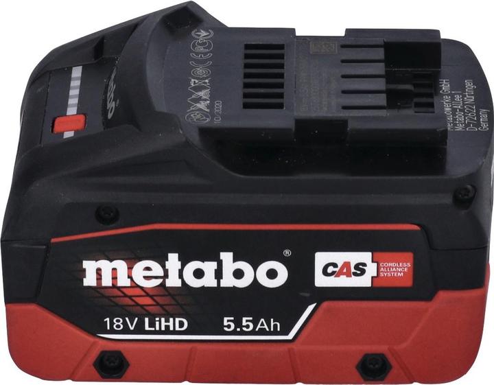 Produktbild Metabo WPB 18 LT BL 11-125 Quick Akku Winkelschleifer 18 V 125 mm Brushless + 1x Akku 5,5 Ah + meta (125 mm)