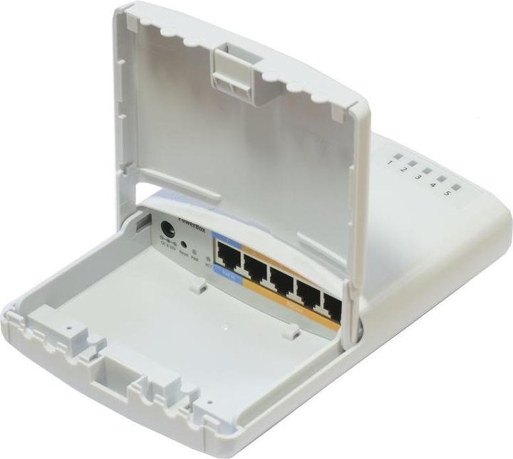 Produktbild MikroTik MT RB750P-PBR2 PowerBox Outdoor 5x Ethernet-Port-Router mit PoE-Ausgang 6V-30V