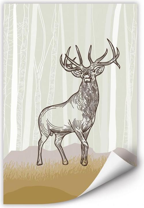 Produktbild Trenddeko Stolzer Hirsch (30 x 45 cm)