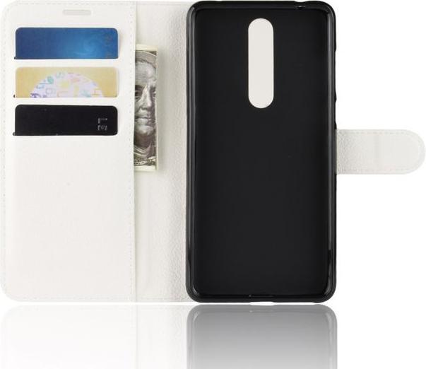 Actual product image MU Classic Litchi Leather Bookcover Series (Nokia 3.1 Plus)