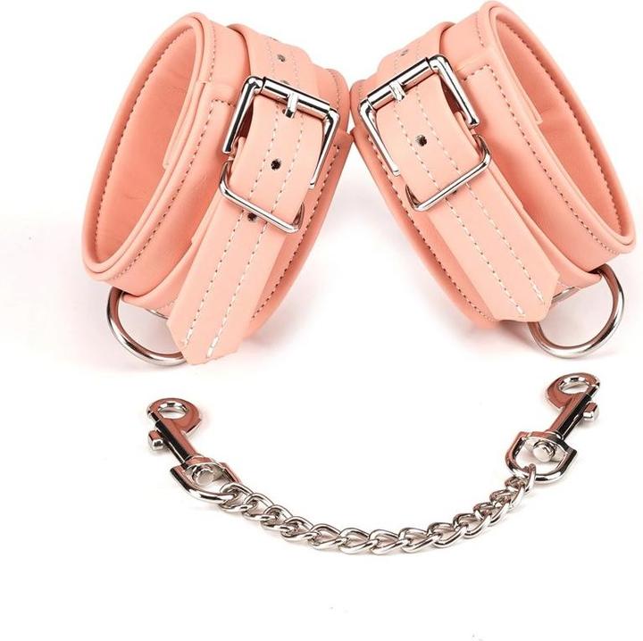 Produktbild Liebe Seele Pink Organosilicone - Fussfesseln mit Kette (Vegan & Nickelfrei)