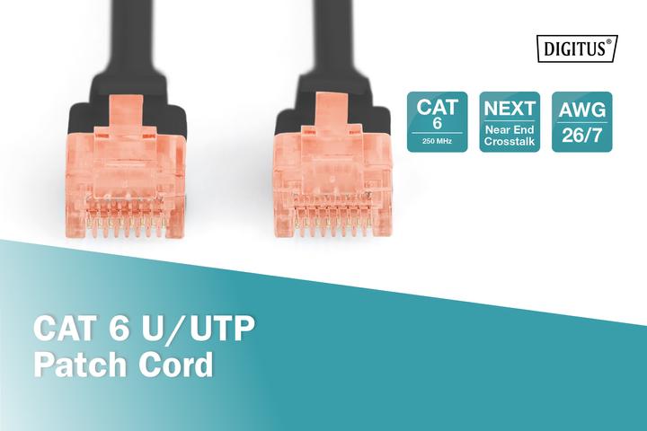 Actual product image Digitus Network cable (U/UTP, CAT6, 1 m)