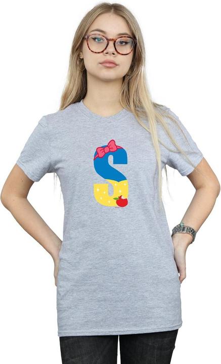 Immagine prodotto Disney Alphabet S Is For Snow White Maglietta Ampia Donna (M)