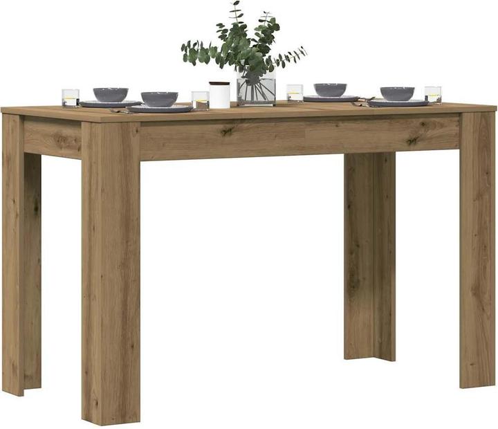 Produktbild VidaXL Esstisch Artisan-Eiche 120x60x76 cm Holzwerkstoff (120 x 60 x 76 cm)