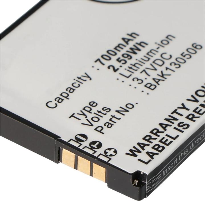 Actual product image AccuCell Battery AVM Fritz Fon M2, Fritz! Fon M2, FRITZ!FON C4, BAK130506, Fritz!Fon M2
