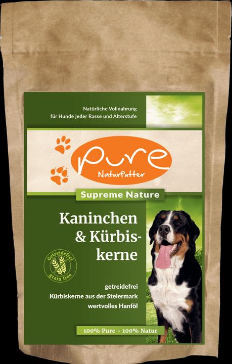 Image du produit Pure Naturfutter PURE lapin & graines de citrouille - single protein & sans céréales (Adulte, Junior, Senior, 1 pcs, 400 g)