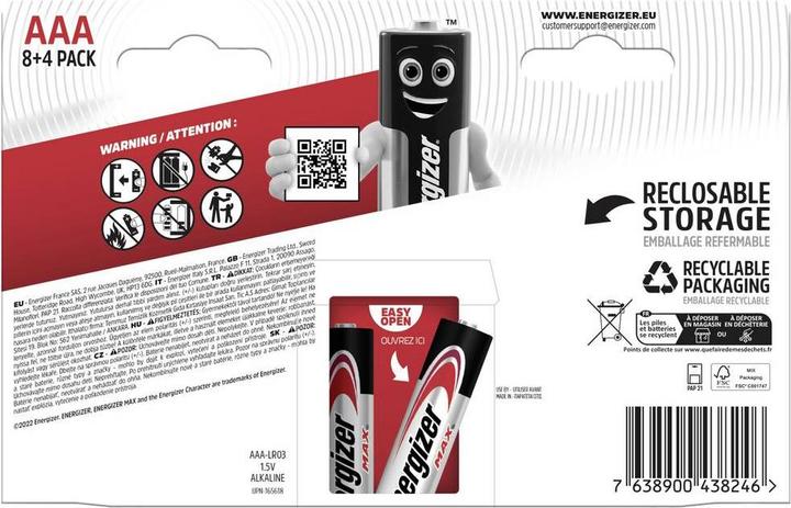 Produktbild Energizer Max (6 Stk., AAA)