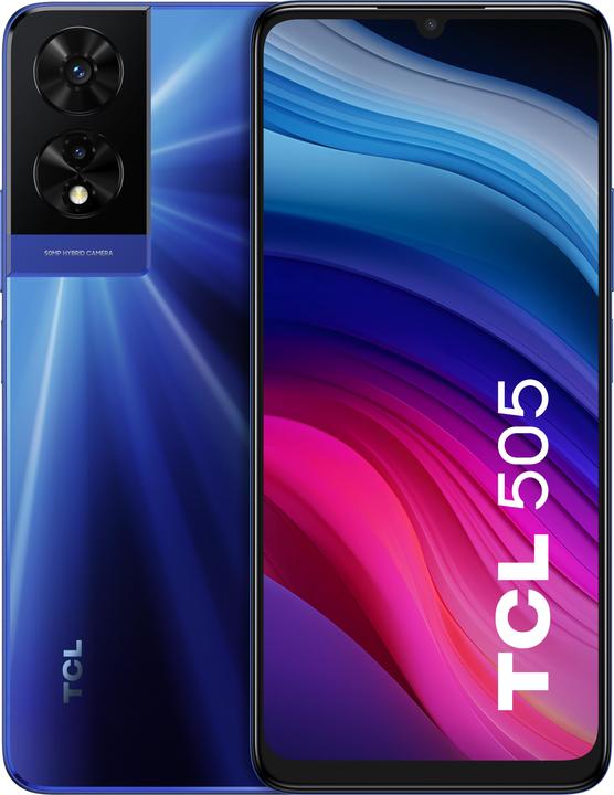 Actual product image TCL 505 6Gb 256Gb 6.75" Dual Sim (256 GB, Ocean Blue, 6.75", 50 Mpx, 4G)