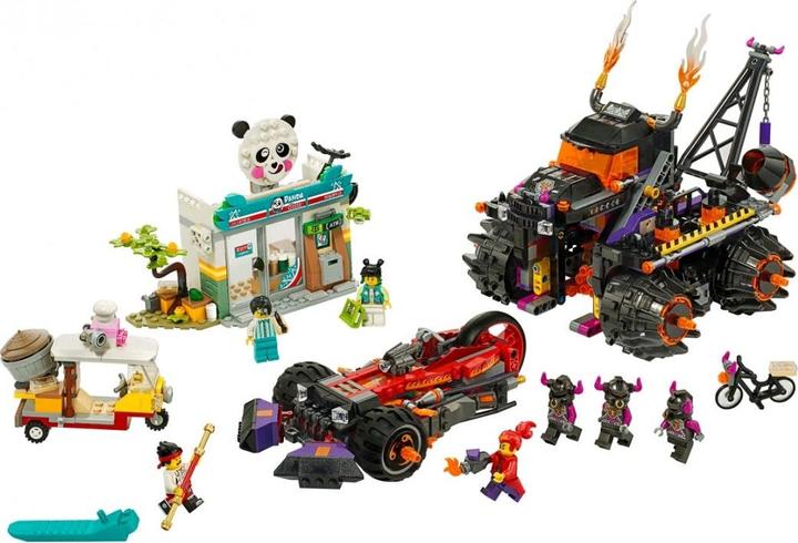 Actual product image LEGO Red Sons Inferno Truck (80011, LEGO Monkie Kid, LEGO Rare Sets)
