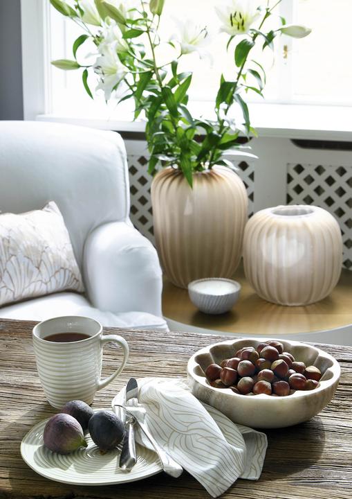 Produktbild Greengate Cut Vase large brown 23,5x34cm (1 x)