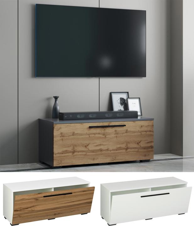 Immagine prodotto VCM Mobili TV bassi in legno Mobile TV Cabinet Table Console TV Table Arila S (95 x 40 x 39 cm)