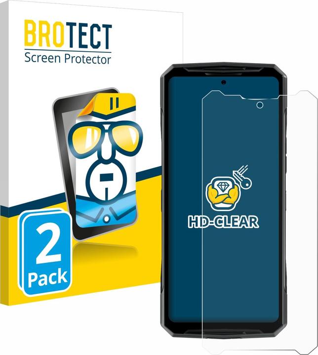 Productafbeelding BROTECT Schermbeschermer Clear (2 Stuk, Doogee N10)