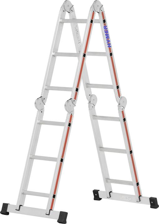 Actual product image Hymer-Leitern Hymer multi-purpose ladder 4 x 3 rungs including platform (Single ladder, 347 cm)