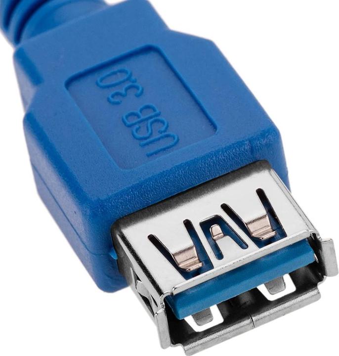 Actual product image Techly USB 3.0 extension cable (0.50 m, USB 3.0)