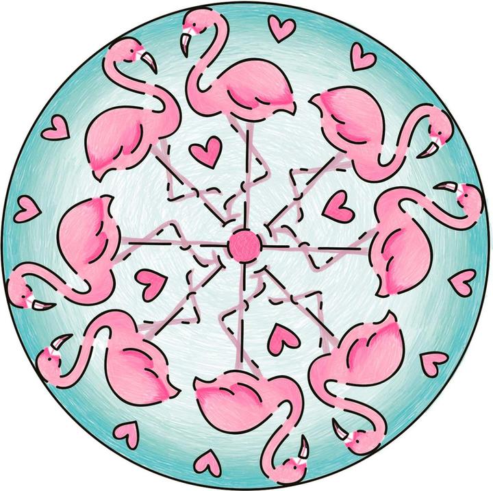 Image du produit Ravensburger Mini créateur de mandala - Flamants roses