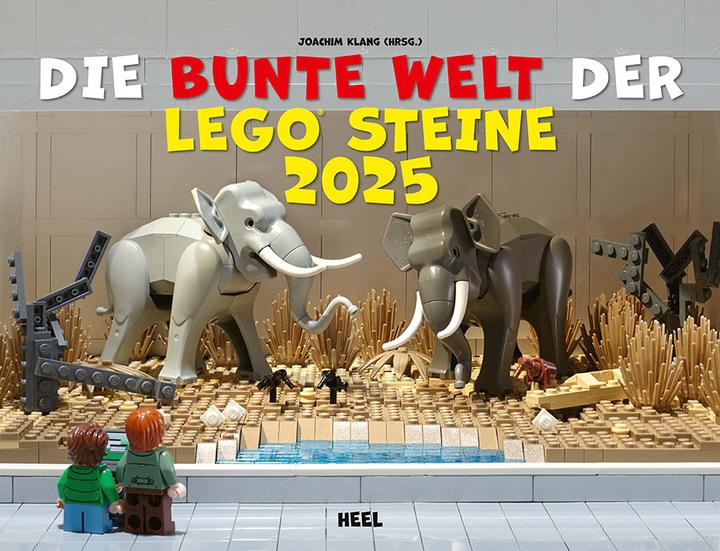 Immagine prodotto Il mondo colorato dei mattoncini LEGO® Calendario 2025 Calendario da parete (Copertina rigida, Tedesco)