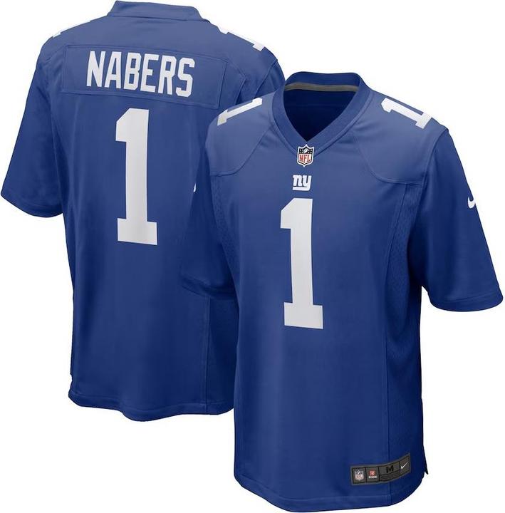 Actual product image Nike New York Giants Home Jersey Malik Nabers 1 XL (XL)