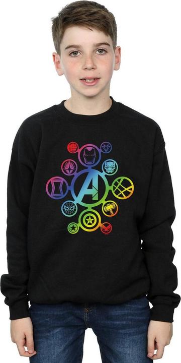 Immagine prodotto Avengers Infinity War Rainbow Icons Felpa Ragazzi (140, 146)