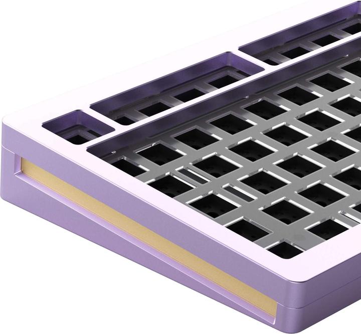 Actual product image Akko Monsgeek M1 Barebone, ISO layout - Purple (DE, Cable)