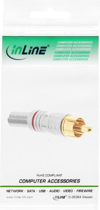 Immagine prodotto InLine Spina RCA versione a saldare