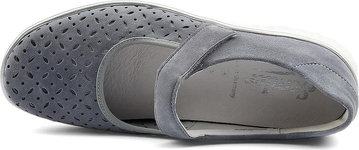 Produktbild Semler Damen Slipper Sportlich Bequem blau (36)