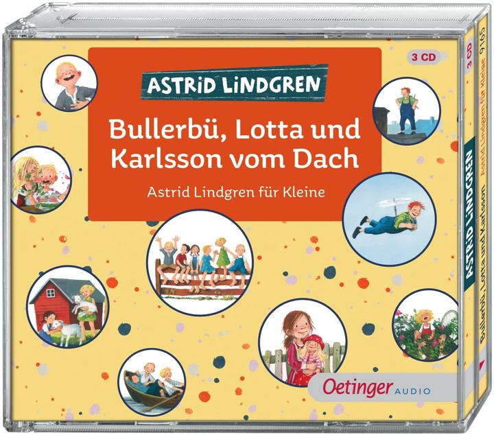 Produktbild Bullerbü, Lotta und Karlsson vom Dach (Ursula Illert, Frank Gustavus, Silke von Hacht, Katrin Engelking, Annett Louisan, Leonie Landa, Karl Kurt Peters, Cathlen Gawlich, Kay Poppe, Thyra Dohrenburg, Astrid Lindgren, Senta Kapoun, Deutsch)